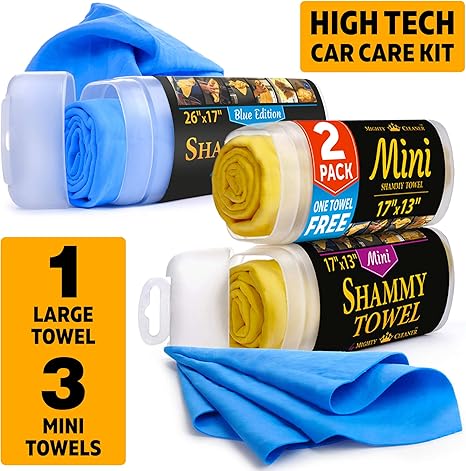 Amazon Com Premium Sar Shammy Towel 17 X13 26 X17 Super Absorbent Chamois Cloth For Car Car Drying Towel Shammy Cloth For Car Car Drying Shammy Chamois Car