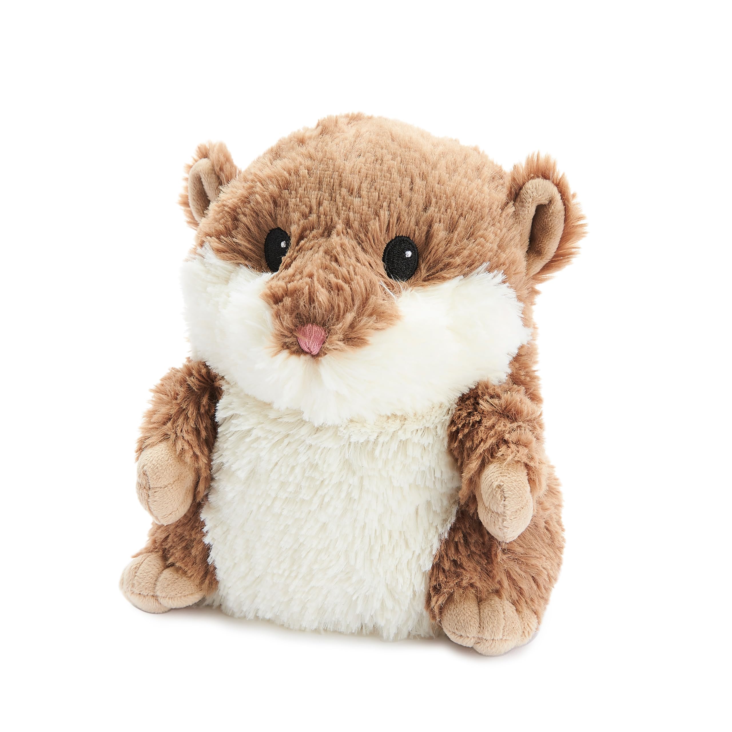 Warmies Plush Brown Hamster Microwavable, Weighted Plush Teddy Lightly Scented with French Lavender, Microwavable Heat Pad Suitable for All Ages