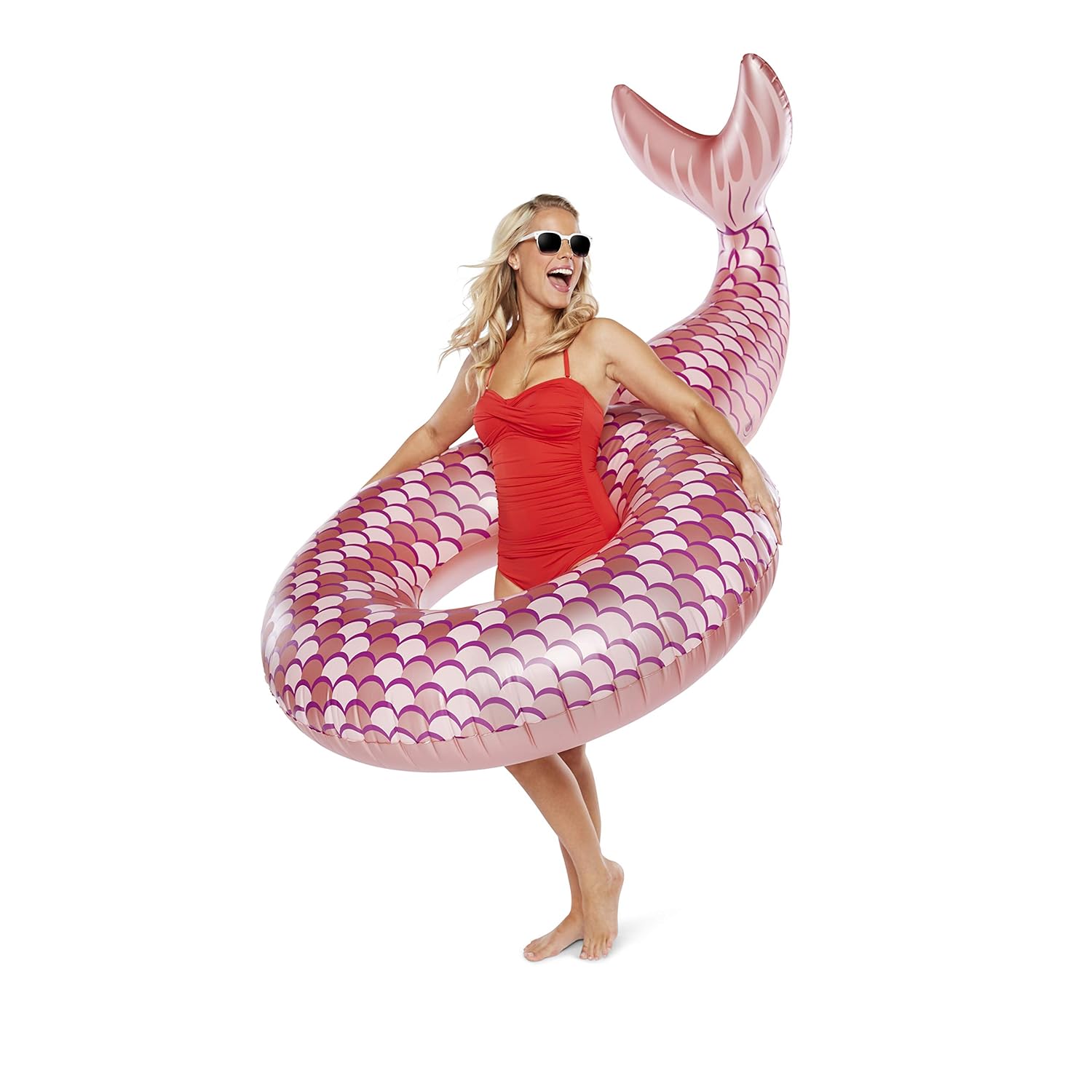 Big Mouth Toys BMPF0032EU Big Mouth Float Mermaid RG, Multi Colour