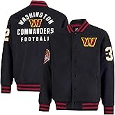 Ultra Game Mens NFL Official Classic Varsity Coaches Jacket Coat