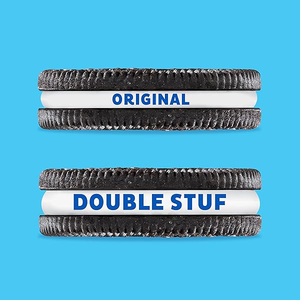 OREO GLUTEN FREE ORIGINAL & DOUBLE STUF CHOCOLATE SANDWICH COOKIES VARIETY PACK, GLUTEN FREE COOKIES, 20 SNACK PACKS (2 COOKIES PER PACK)