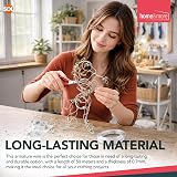 SOL 50m Silver Wire 0.7mm 20 Gauge Jewellery Craft Wire Beading Flexible view 6
