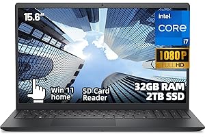 Dell 15 Business Laptop, 15.6" FHD Touchscreen Laptop, Intel Core i7-1355U, 32GB RAM, 2TB SSD, Windows 11 Home, Numeric Keypa