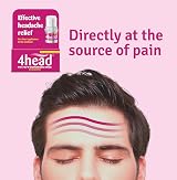 4HEAD 4 Head Levomenthol Stick 3.6 g Headache Relief view 4