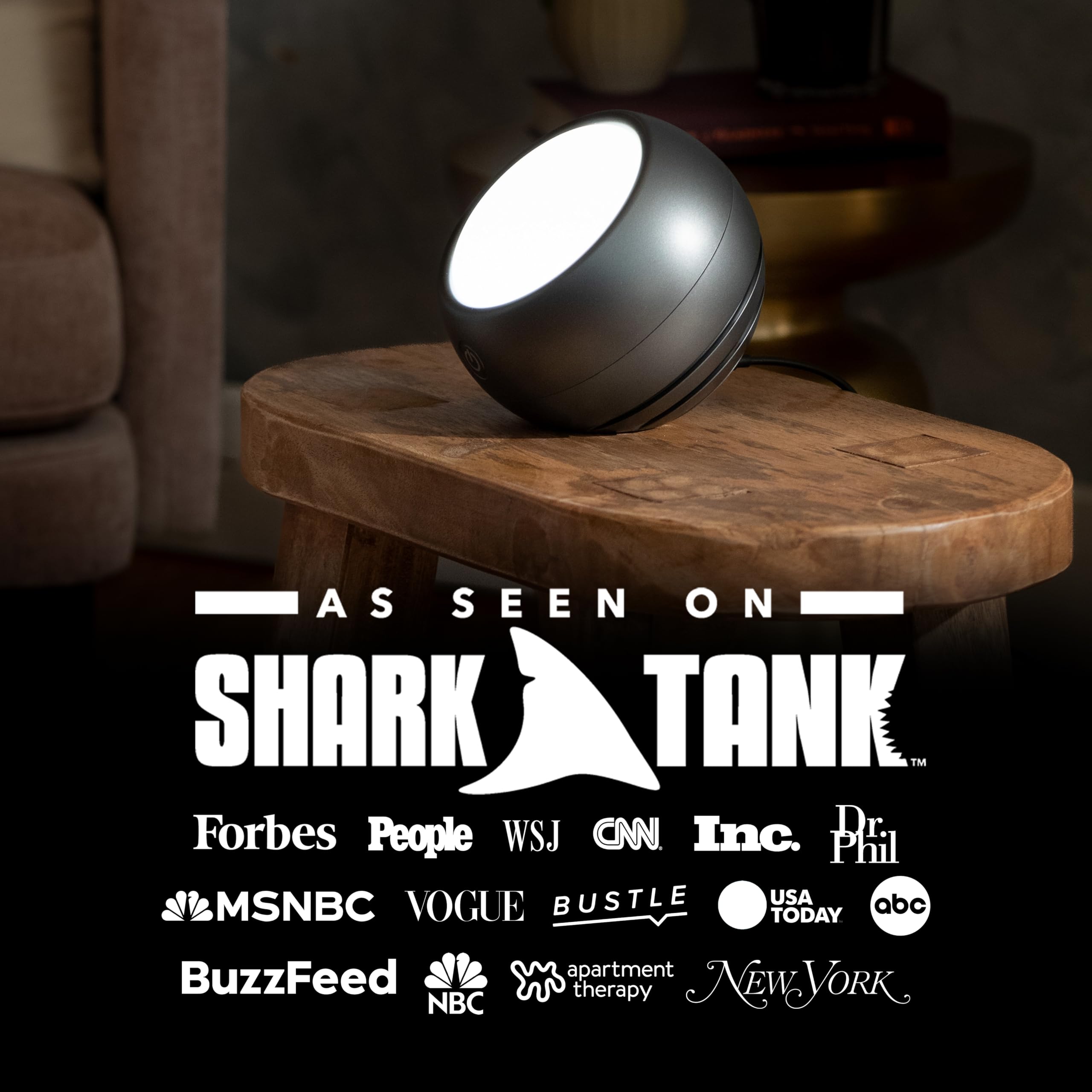 Circadian Optics Light Therapy Lamp | Ultra Bright 10,000 Lux Full Spectrum UV-Free LED Light | Leo