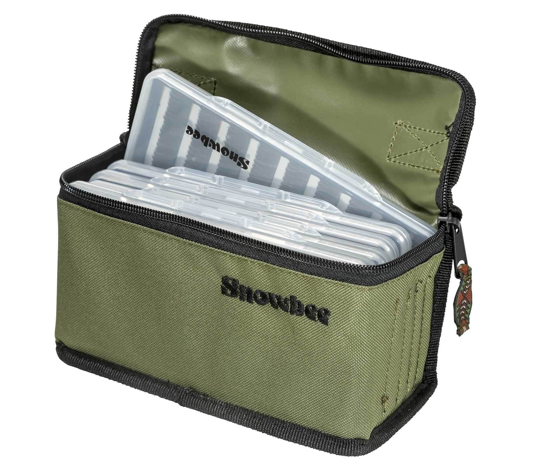 Snowbee Slimline Fly Box Kit - Clear/Green, One Size