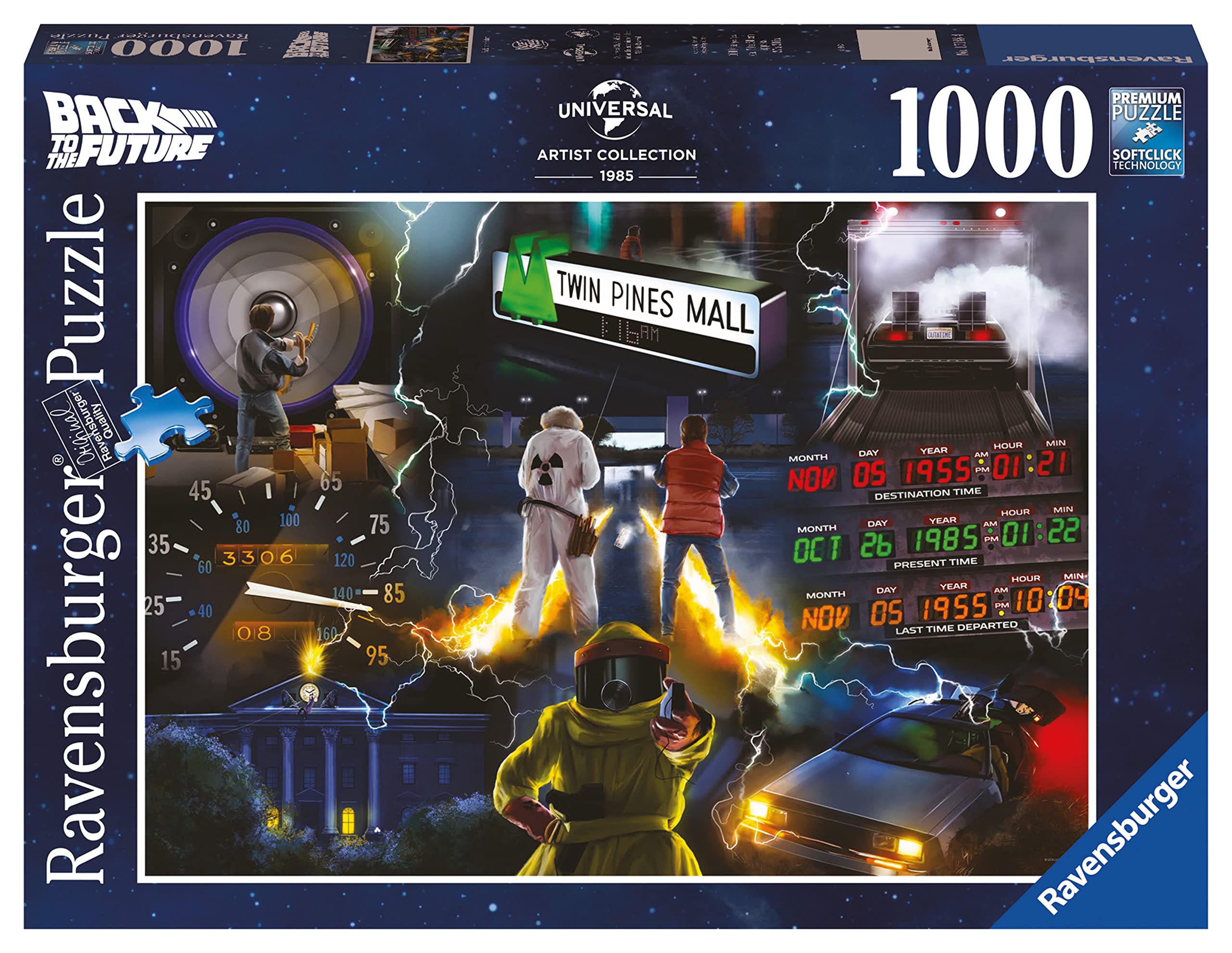 Ravensburger Universal Vault Collection Back to the Future 1000 Piece Jigsaw Puzzles for Adults and Kids Age 12 Years Up