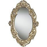 Touch of Class Victoria Rose Oval Vintage Wall Mirror | Victorian Style Decor for Bedroom, Living Room, Bathroom Vanity | Orn
