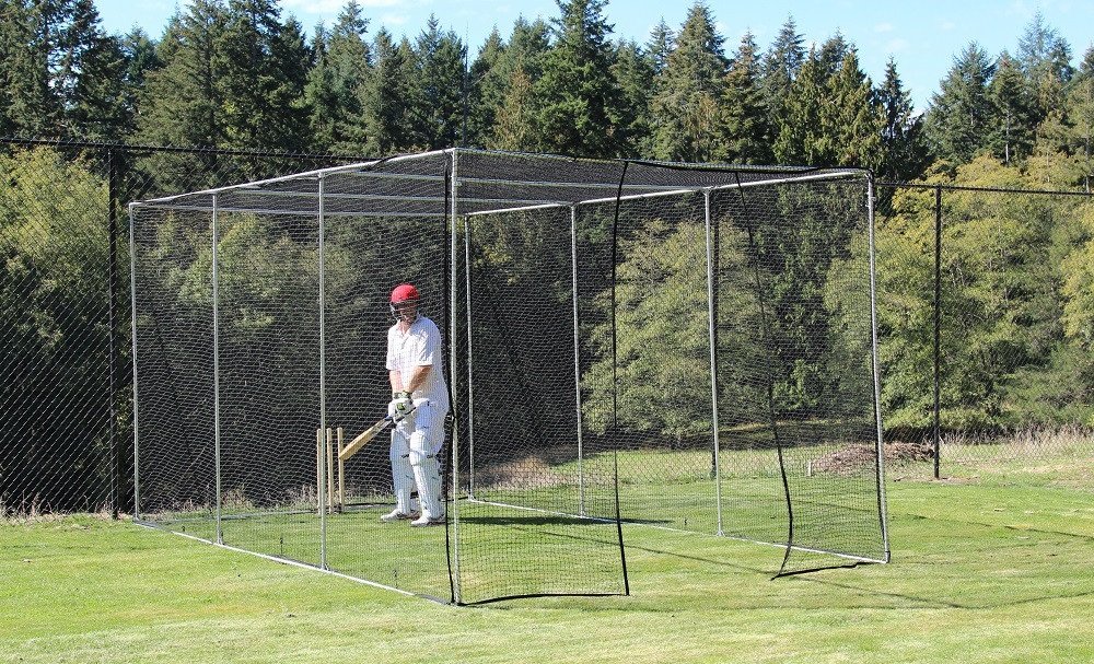 FS5 Home Ground Batting Cage Practice, Cricket, 5m x 3m x 2.5m