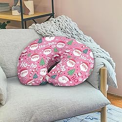TSVAGA Santa Nursing Pillow Cover for Baby