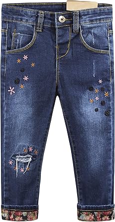 colorful ripped jeans