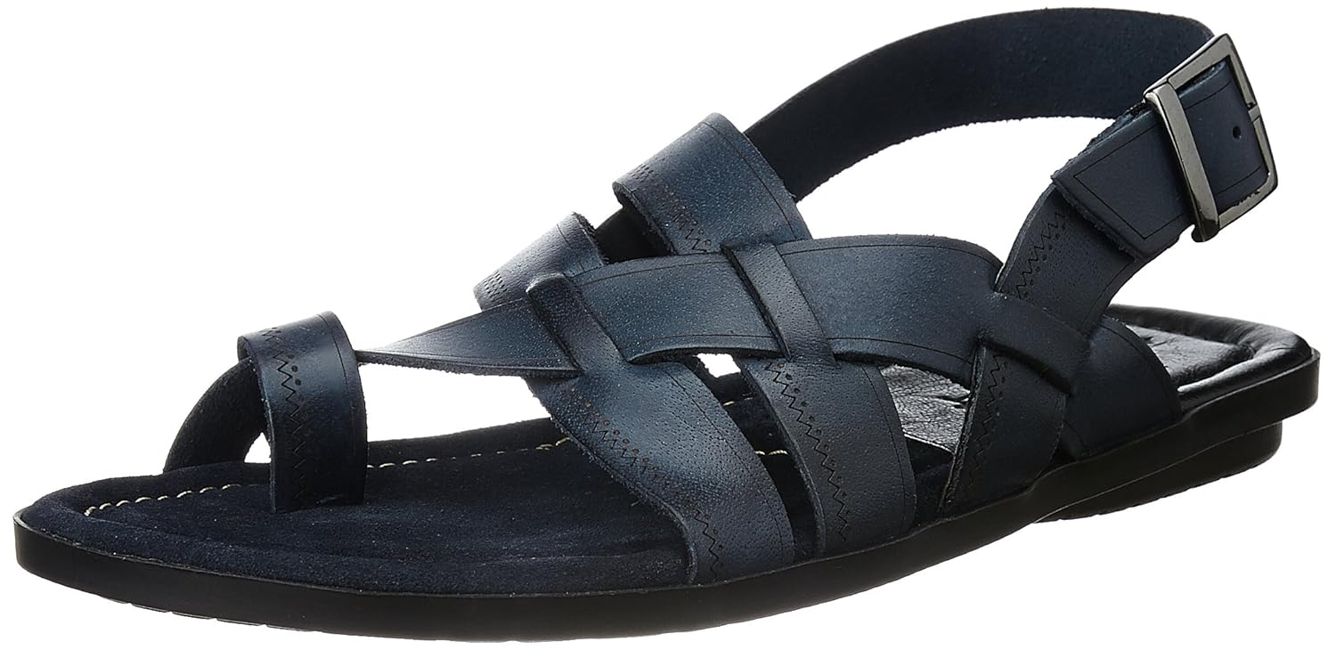 ruosh men's leather sandals and floaters