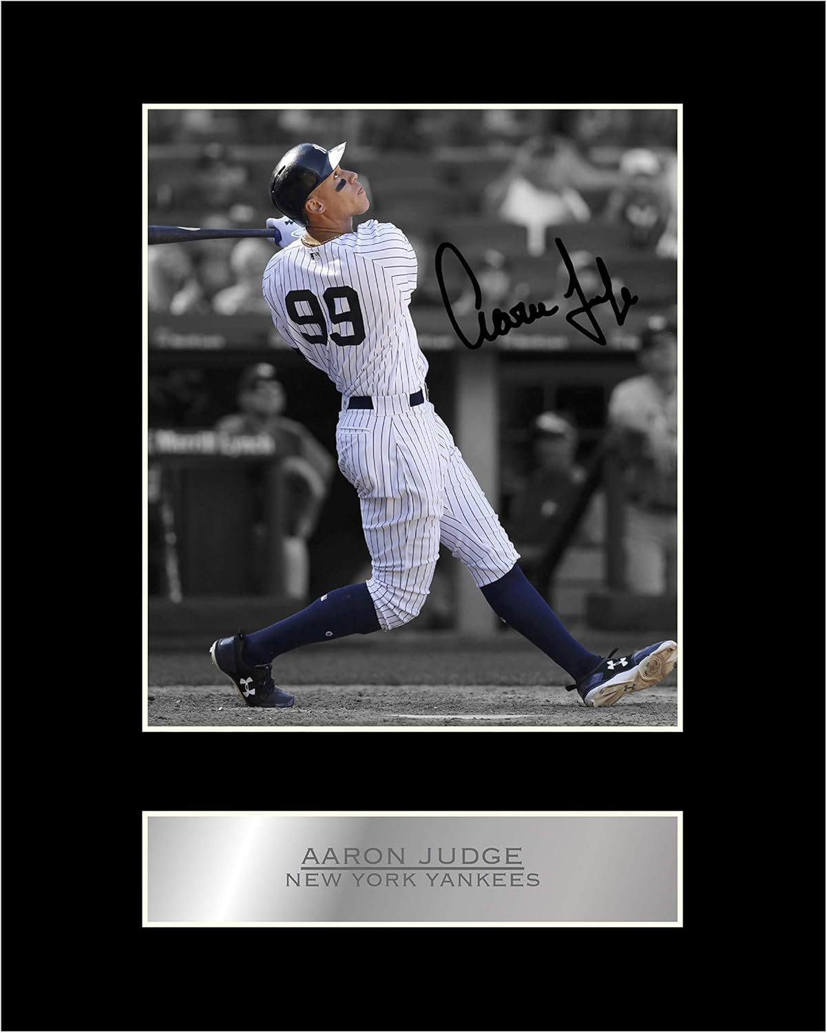 Aaron Judge Signed Mounted Photo Display New York Yankees MLB Autographed Gift Picture Print