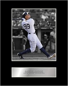 Aaron Judge Signed Mounted Photo Display New York Yankees MLB Autographed Gift Picture Print