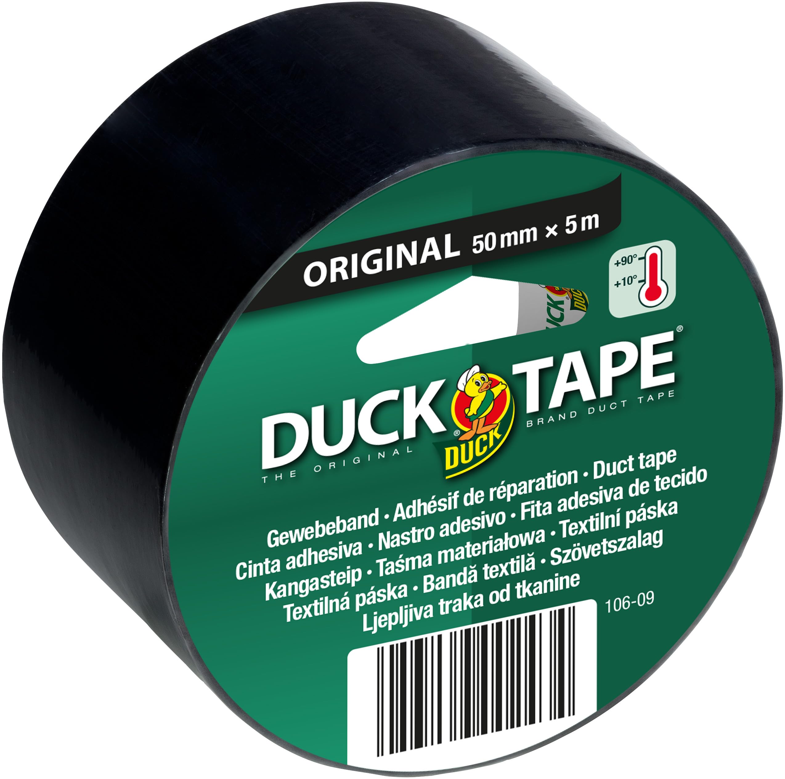 Duck Original Cloth Tape 50mm x 5m Black