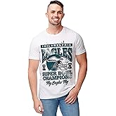 FOCO NFL Mens NFL Philadelphia Eagles Team Logo Super Bowl Commemorative T-Shirt