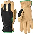 HESTRA Job Golden Kobolt Gloves for General Work, Equipment Operation and Yard Work