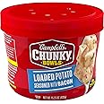 Campbell’s Chunky Soup, Loaded Potato Seasoned with Bacon, 15.25 oz Microwavable Bowl