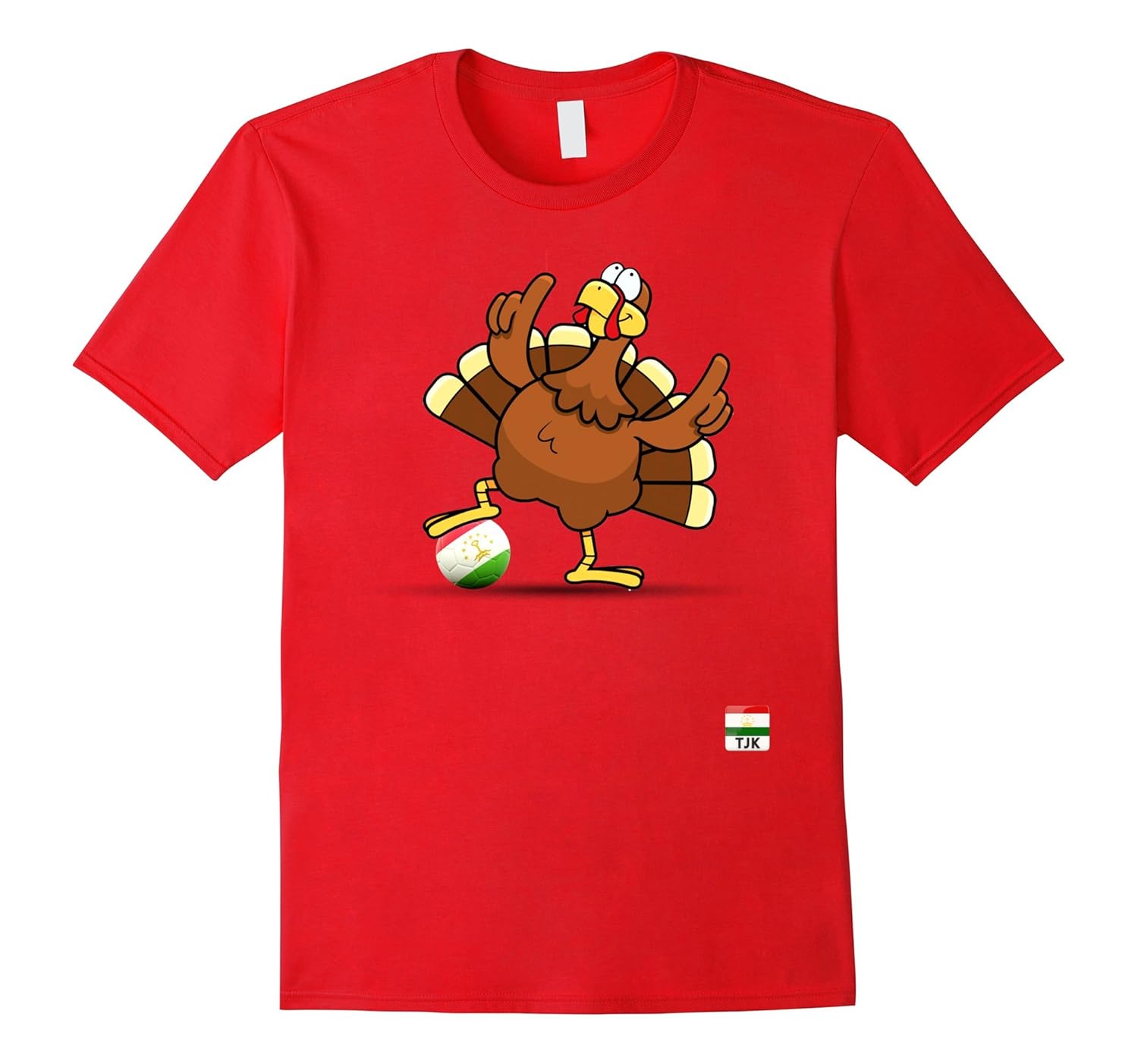 Tajikistan Soccer Thanksgiving shirt-Rose