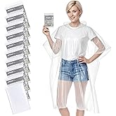 APEXUP Disposable Rain Ponchos for Adults, Emergency Rain Poncho for Camping Hiking Travelling