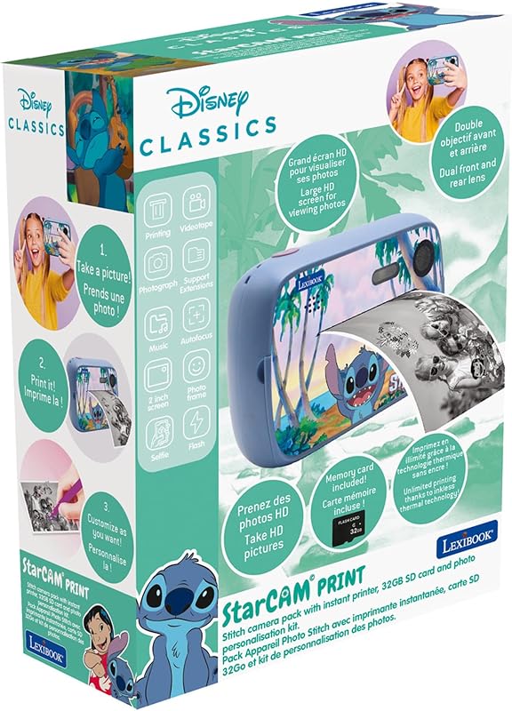 , Disney Stitch StarCAM Print Appareil Photo, DJ150DLXB