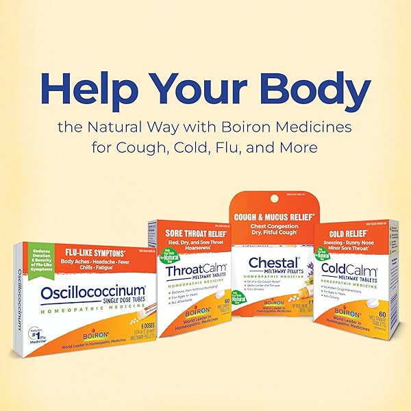 BOIRON CHESTAL HONEY ADULT COLD AND COUGH SYRUP FOR NASAL AND CHEST CONGESTION, RUNNY NOSE, AND SORE THROAT RELIEF – 6.7 FL OZ