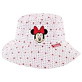 Disney Girls Toddler Sun Hat, Or Minnie Mouse Kids Bucket Hat and Matching Baseball Cap for Girls