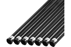 IZZO Golf Black Plastic Golf Club Tube