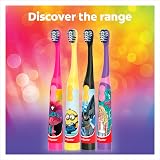 Colgate Kids Battery Barbie Toothbrush 3+ Years Sonic Vibrating Bristles view 8