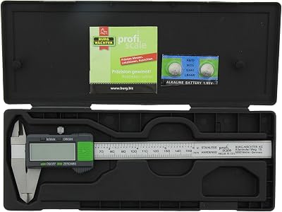 Burg-Wächter Digital Caliper Gauge Precise PS 7215 150mm Silver Internal
