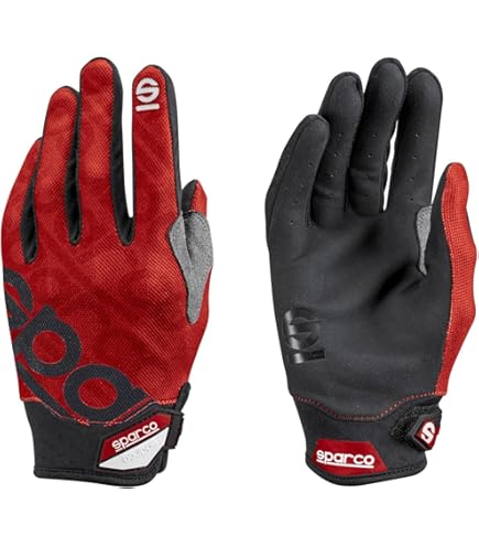 Amazon.com: Sparco Tide Racing Gloves 001356 (Size: 13, Black/Red