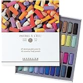 SENNELIER Extra-Soft French Half Pastel Professional Artist Box Set, 40-Colors