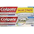 Colgate Colgate total toothpaste, clean mint, 3.3 oz. 2-pack- paste, 6.6 Fl Oz
