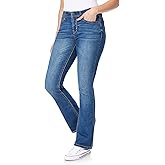 WallFlower Women's Legendary Bootcut Mid-Rise Insta Stretch Juniors Jeans (Standard and Plus), Size 0 to 24