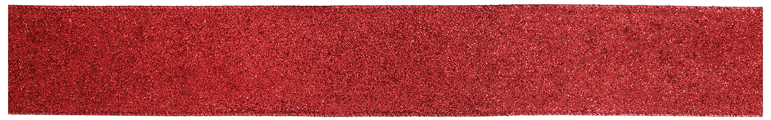 Oaktree UK Eleganza Sparkle Wired Edge Ribbon 63mm x 9.1m Burgundy No.17