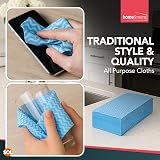 SOL 100 Pack Blue J Cloths 8x23cm All Purpose Disposable Cloths view 4