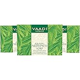 Vaadi Herbals Neem Soap (Neem Leaves Bar Soap), ALL Natural - Each 2.65 Ounces - Pack of 3 (8 Ounces)