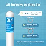 AQUACREST 5KDC Under Sink Inline Water Filter 12 Months 18927 Gallons Direct view 6