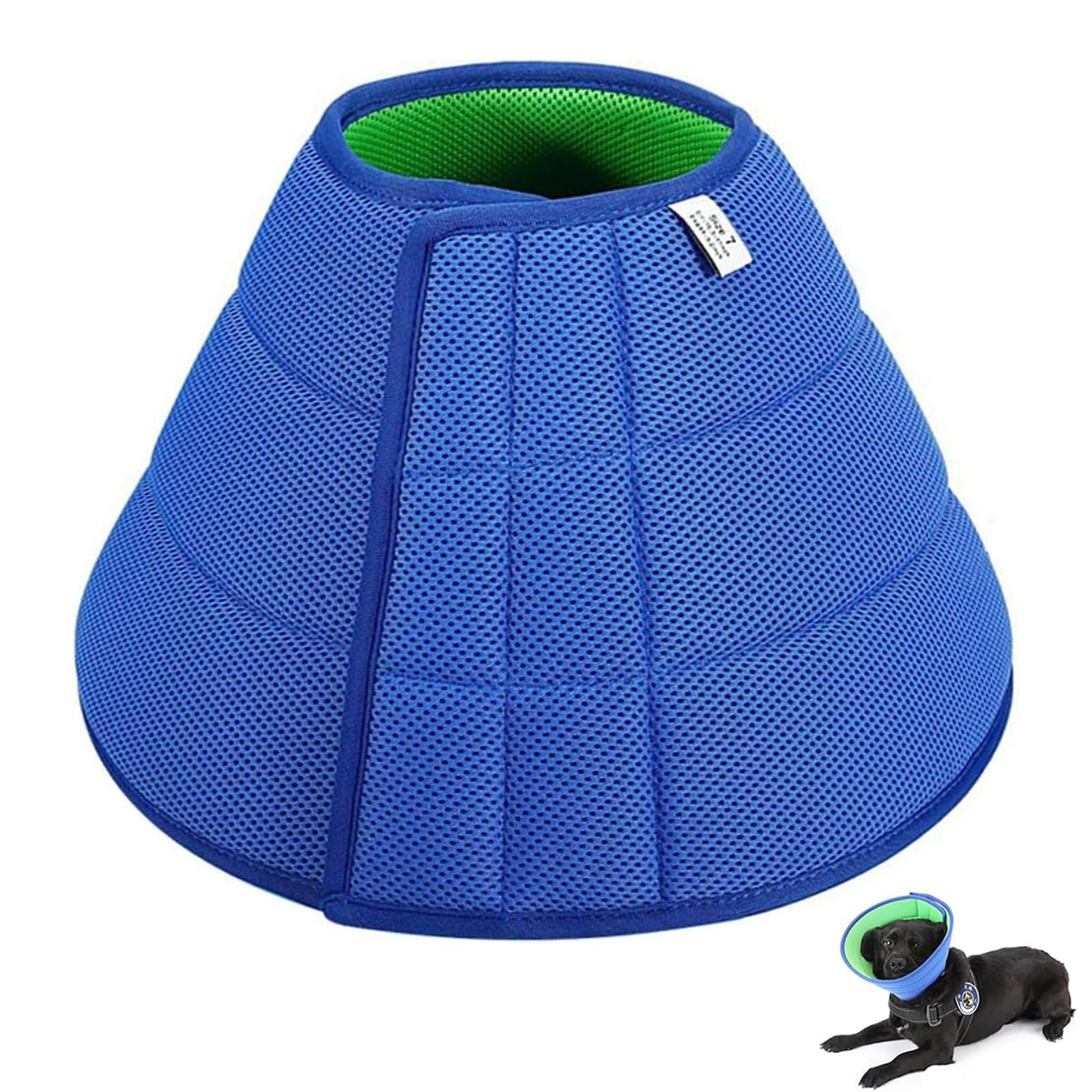 One Piece Cat Recovery Collars Breathable Cat Cone Collars Durable Useful Mesh Recovery Collar Surgery Comfortable Dog Cones Alternative for Pets