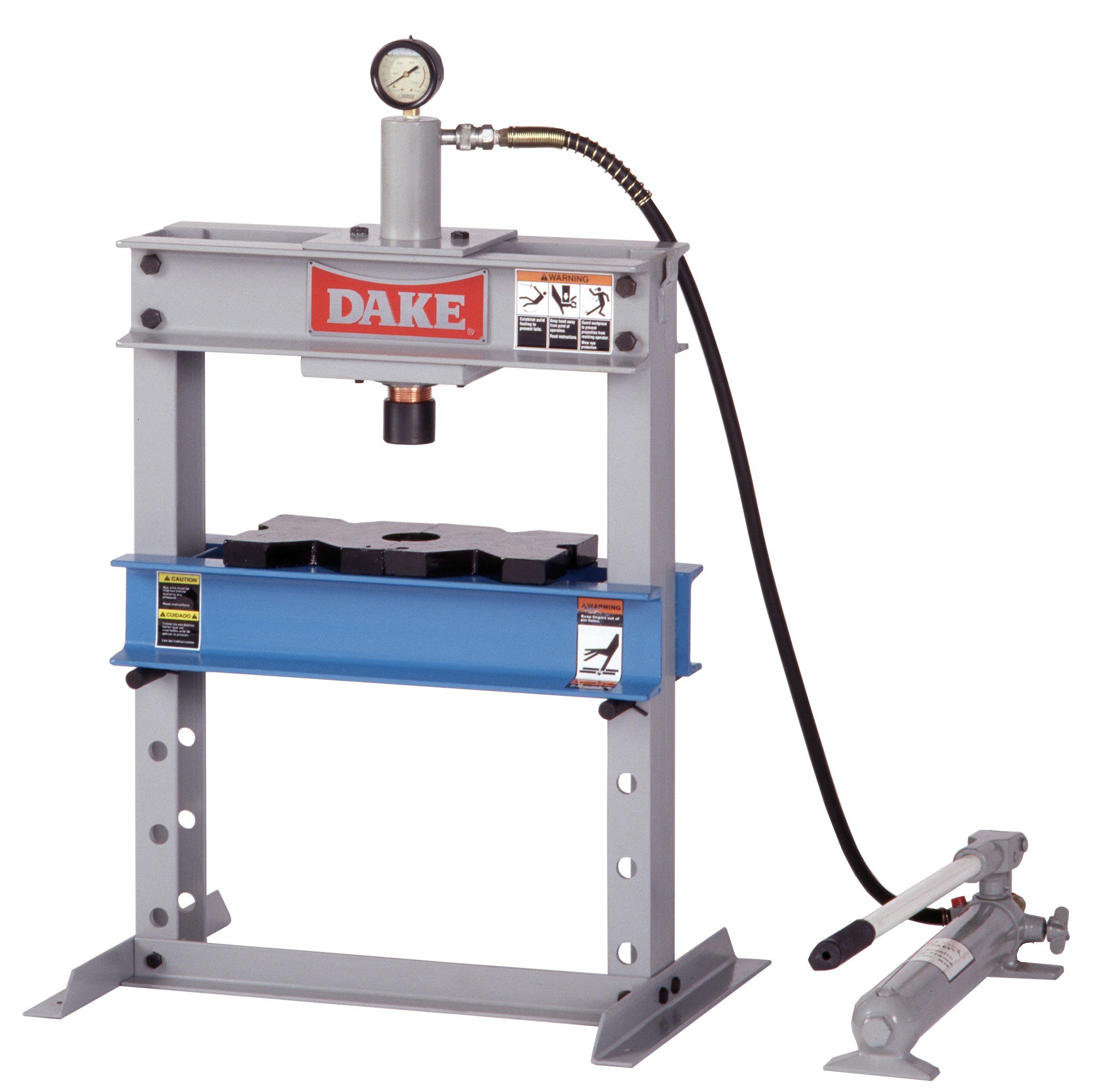Dake B-10 Model Manual Utility Hydraulic Bench Press, 10 Ton Capacity, 23"  Length x 18" Width x 36" Height: Drill Presses: Amazon.com: Industrial & ...