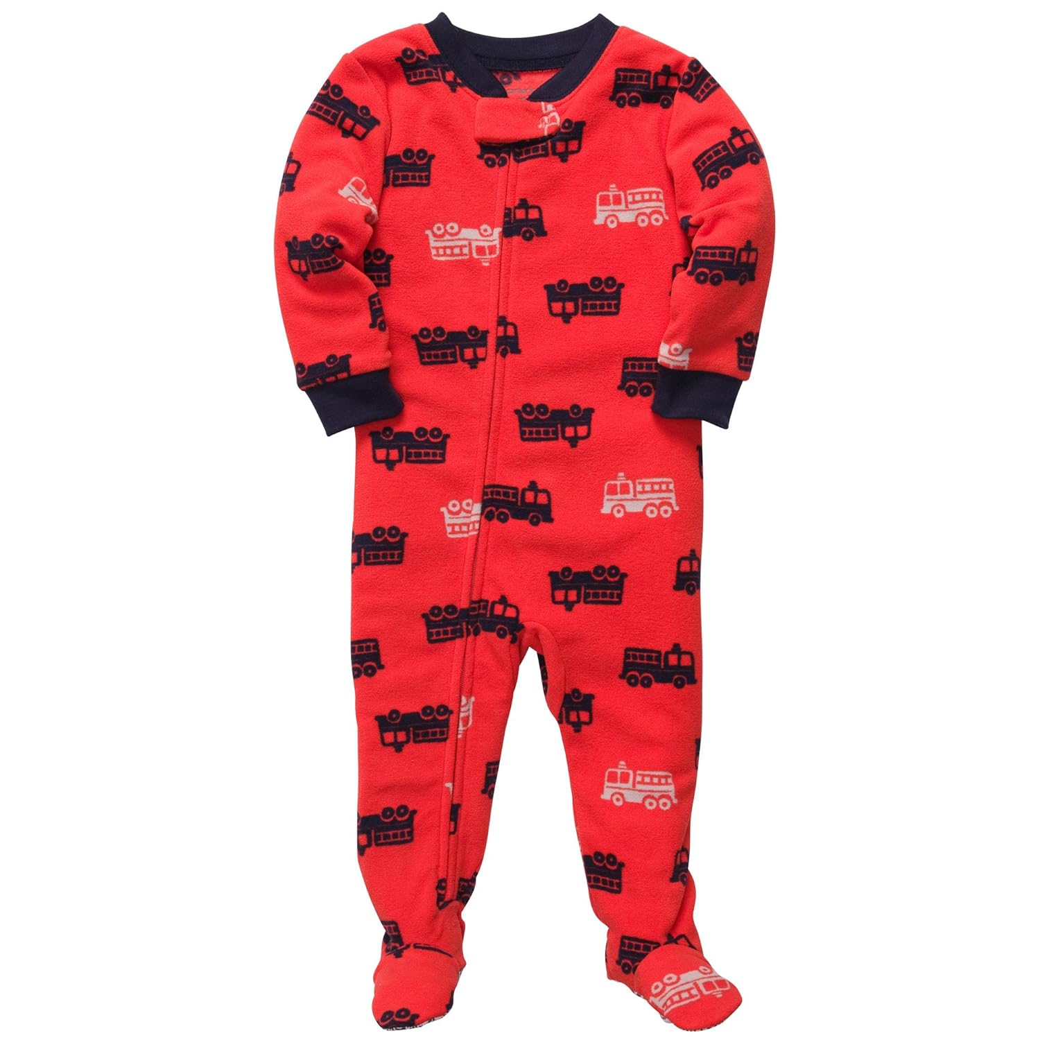 Buy Carter's L/S Footed Blanket Sleeper Blue Firetruck 18 Months at