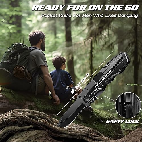 Gifts for Dad from Daughter Son,Multitool Pocket Knife 