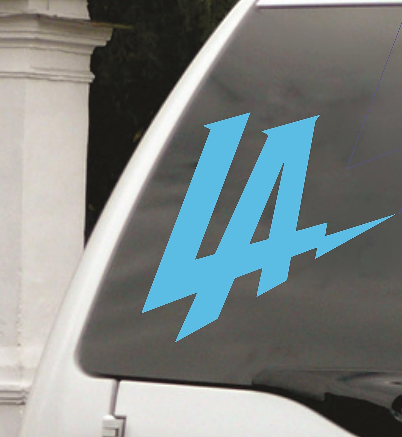 6x5 5 Light Blue ライトブルー Chargers車デカール Los La Footballウィンドウステッカー 6 ブルー Angeles La X5 Logo B01mt8zrrk 5インチ ベビールームウォールステッカー 上品な