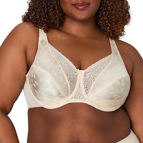 Playtex Secrets Signature Floral Underwire - #4422 NATURAL BEIGE 34 C