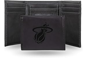 NBA Rico Industries Laser Engraved Trifold Laser Engraved Tri-Fold Wallet - Men's Accessory