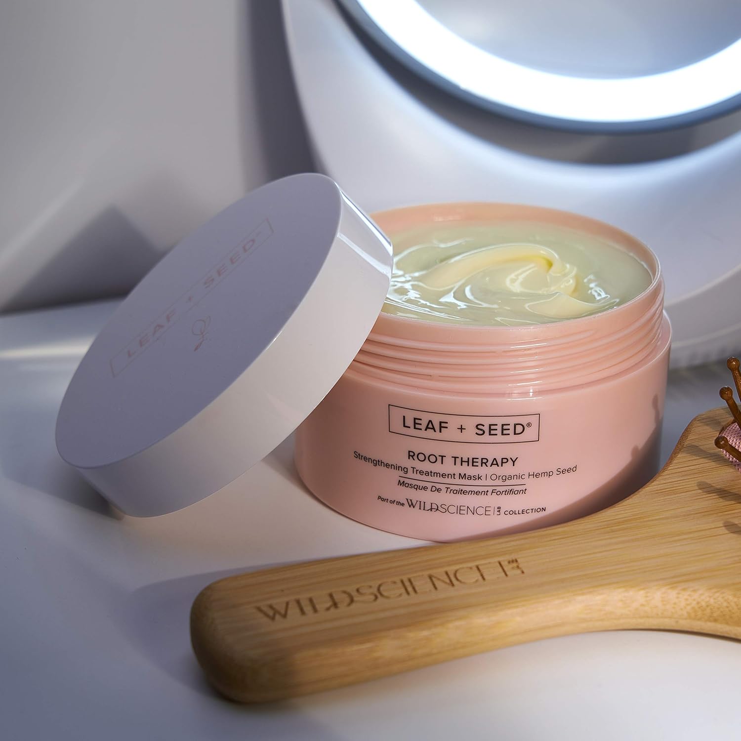 Wild Science Lab LEAF + SEED Root Therapy Strengthening Treatment Mask, rediscover strength, lustre and manageability - Image 3