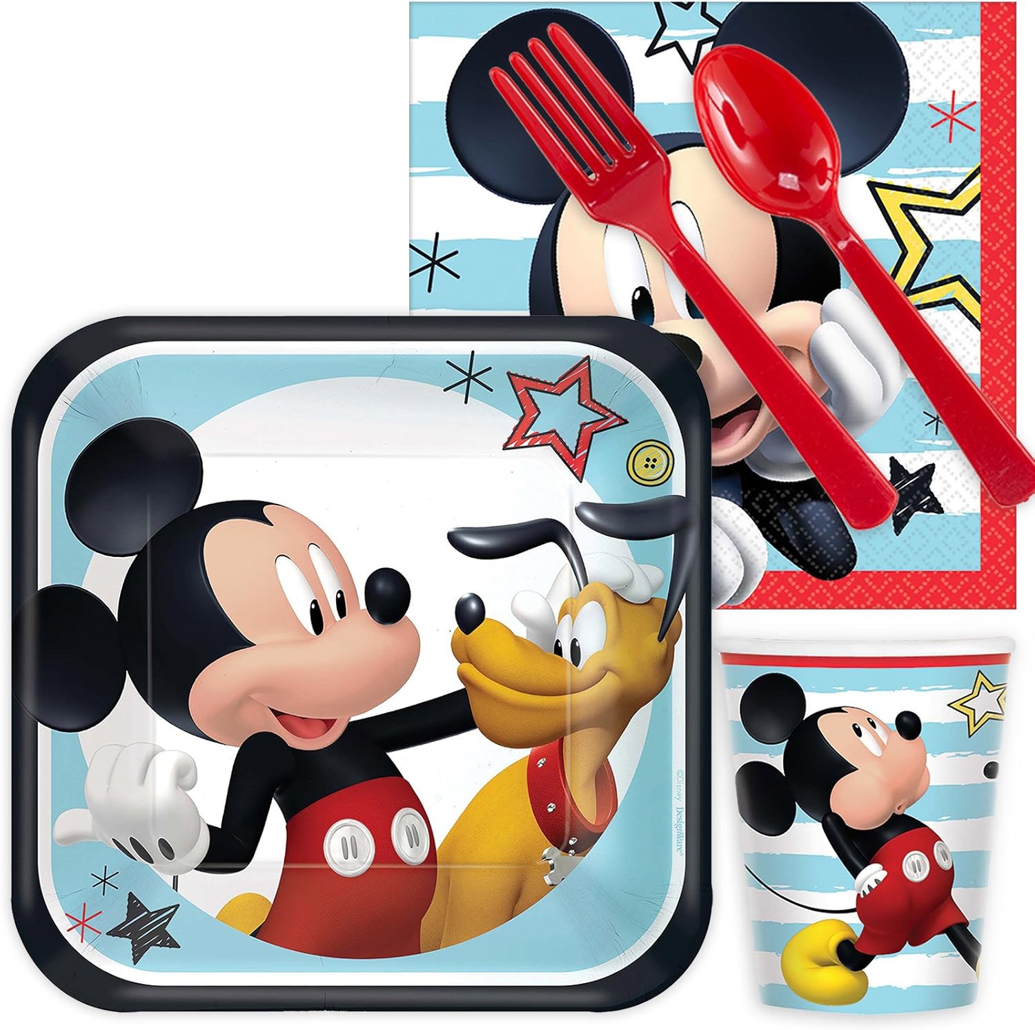 Amazon Com Birthdayexpress Mickey Mouse On The Go Party Supplies