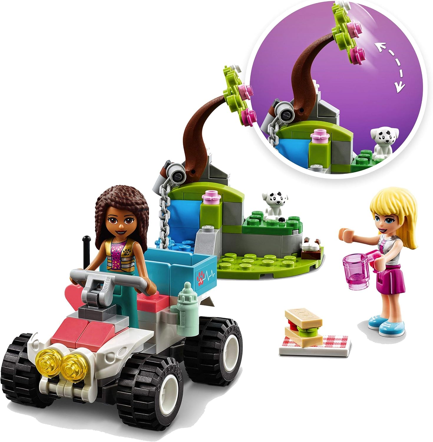LEGO 41442 Friends Vet Clinic Rescue Buggy, Mehrfarbig - Image 3