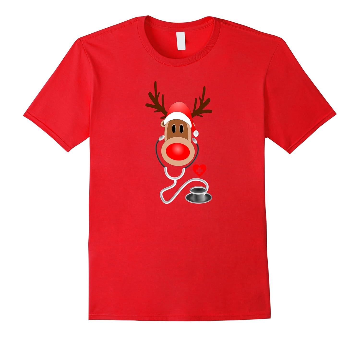 Christmas Nurse Reindeer Nursing Holiday T Shirt-ANZ