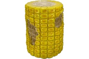 Galt International 17" Yellow Corn Stool Side Table Home Decor Plant Stand Garden Indoor Outdoor Decorations